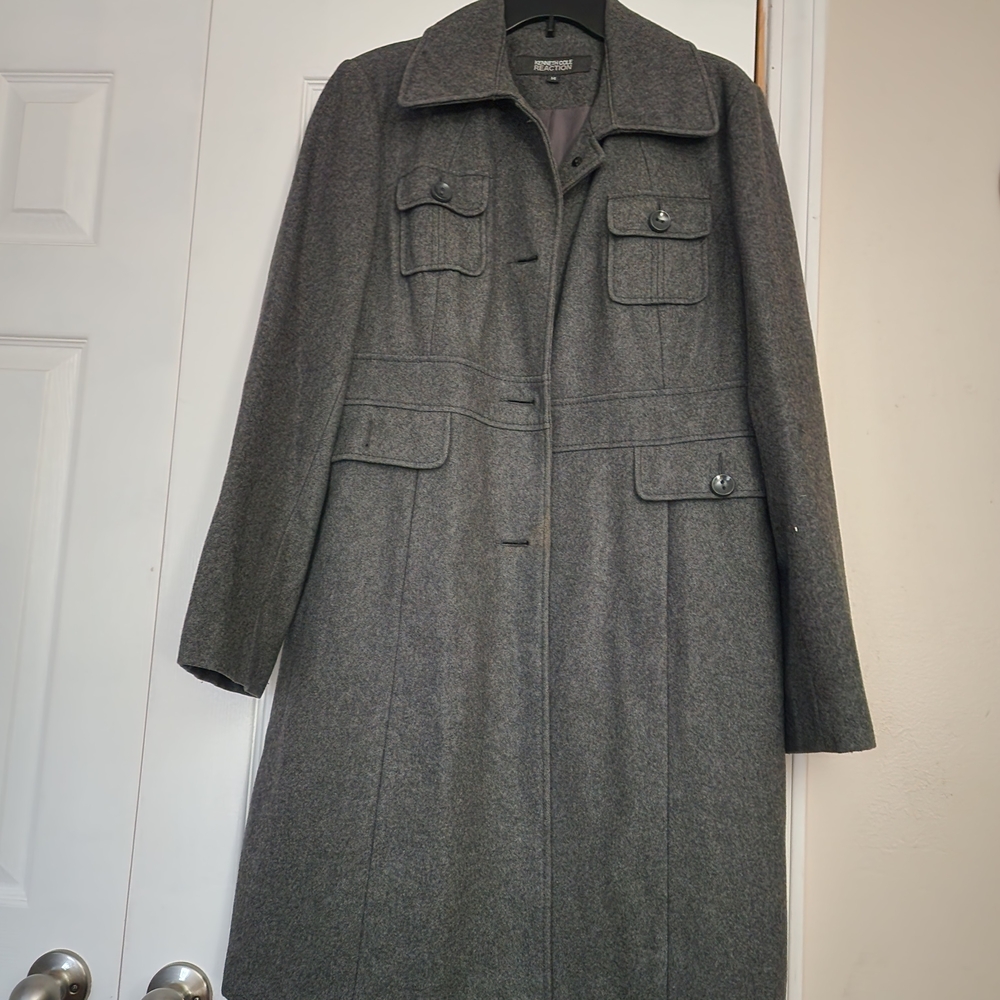 Kenneth Cole Reaction Charcoal Wool